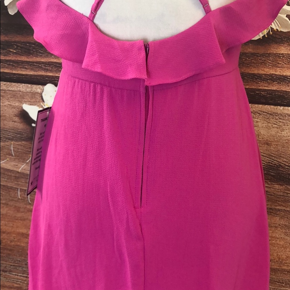 Strappy back Ruffled Dress - Picture 5 of 8